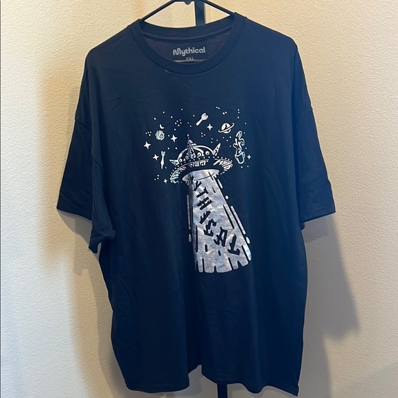 mythical Other - Black and White Short Sleeve Graphic Tees NWOT